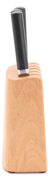 Комплект ножове 5 бр Brabantia Profile 1003298, Закалена стомана, Устойчиви на надраскване и корозия, Бук, Кафяв