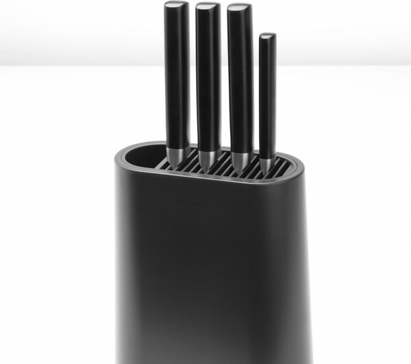 Поставка за ножове Brabantia 1004149, Държач за прибори, Неплъзгаща основа, Тъмносив