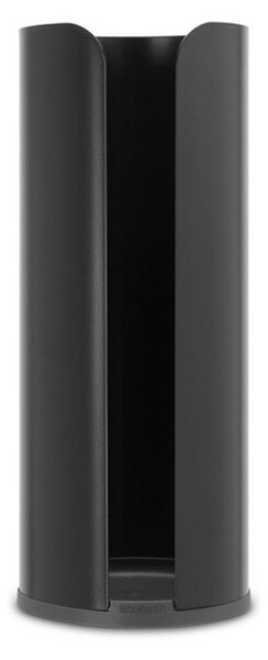 Стойка за резервна тоалетна хартия Brabantia ReNew 1003471, Тройна, Устойчива на корозия, Черен/мат