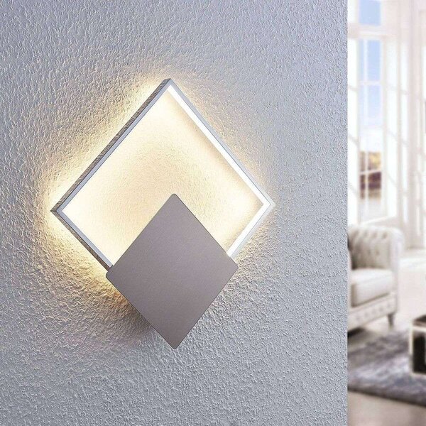 Lindby - Anays Square LED Стенна Лампа White Lindby