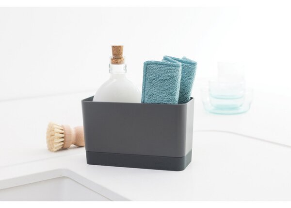 Органайзер за мивка Brabantia SinkSide 1000209, Нехлъзгащ се, Силикон, Тъмносив