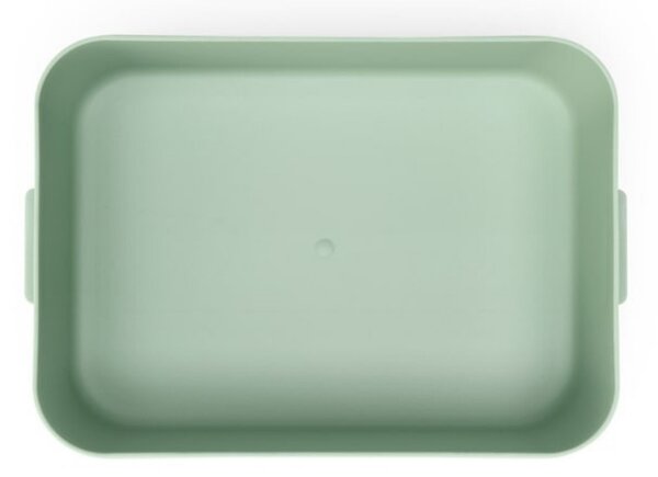 Кутия за храна Brabantia Make&Take 1006282, 1.1 л, Закопчалки, Без BPA, Зелен