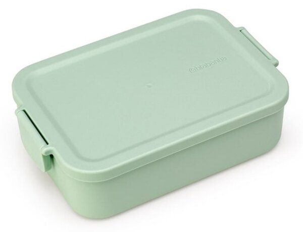 Кутия за храна Brabantia Make&Take 1006282, 1.1 л, Закопчалки, Без BPA, Зелен