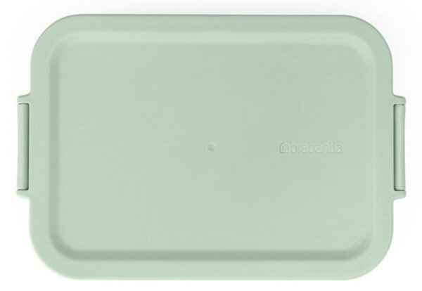Кутия за храна Brabantia Make&Take 1006282, 1.1 л, Закопчалки, Без BPA, Зелен