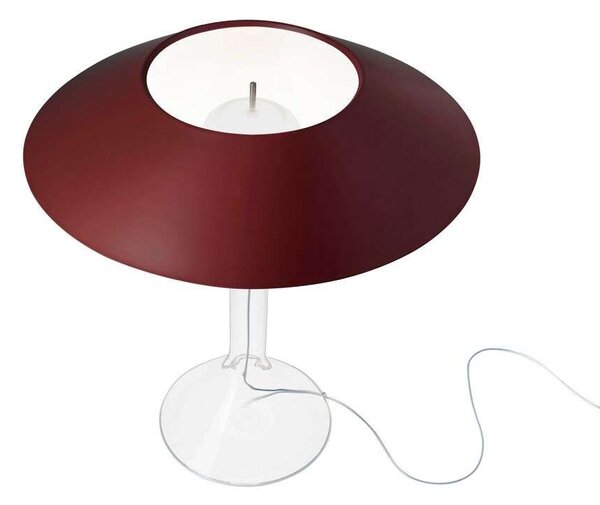 Foscarini - Chapeaux M Настолна Лампа Dark Червено Foscarini