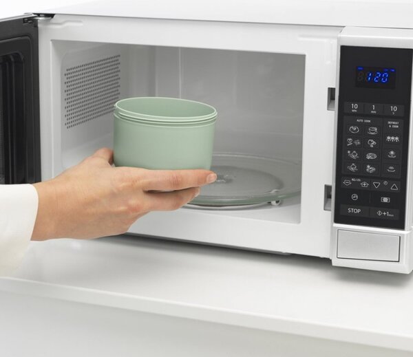 Купa за закуска Brabantia Make&Take 1006297, 500+180 мл, Винтово затваряне, Без BPA, Зелен