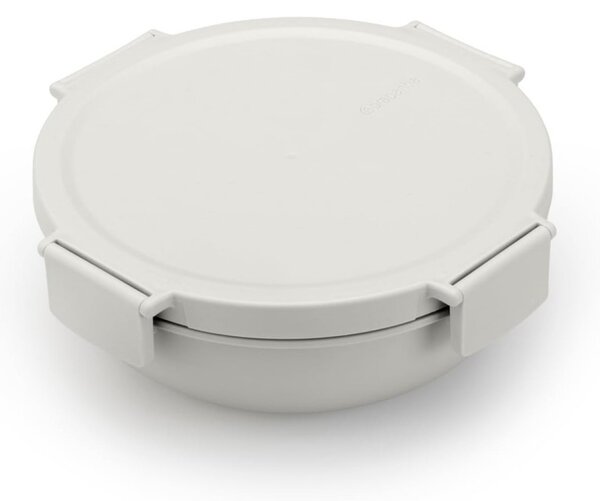 Купа за салата Brabantia Make&Take 1006304, 1.3 л, Херметично затваряне, Без BPA, Светлосив