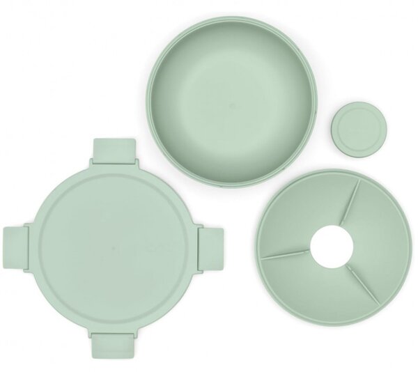 Купа за салата Brabantia Make&Take 1006303, 1.3 л, Херметично затваряне, Без BPA, Зелен