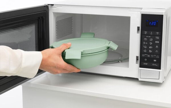 Купа за салата Brabantia Make&Take 1006303, 1.3 л, Херметично затваряне, Без BPA, Зелен