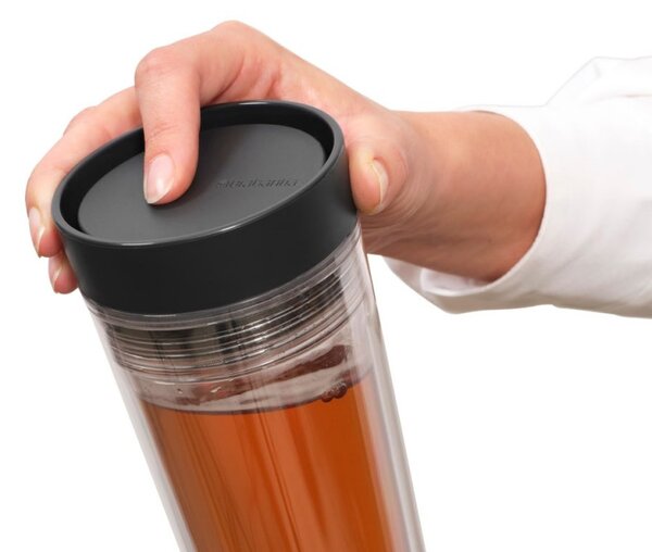 Термо чаша Brabantia Make&Take 1008493, 360 мл, Без разливане, Без BPA, Тъмносив