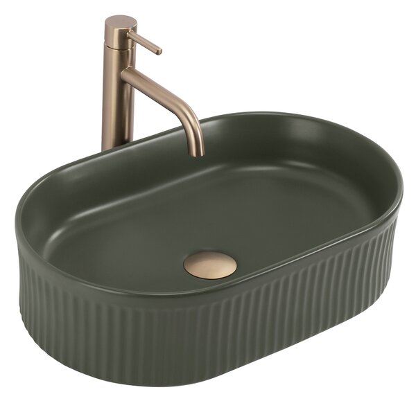 Умивалник за плот Rea Vanda Olive Matt