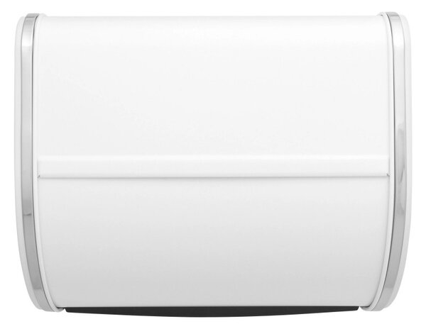 Кутия за хляб Brabantia Roll Top 1003254, 11 л, 31.6x26.5 см, Специална структура, Бял/Инокс