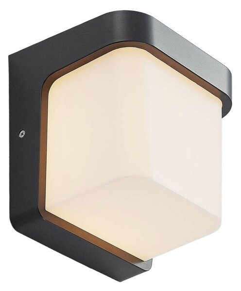 Lindby - Adenike LED Външна Cтенна Лампа Dark Grey Lindby