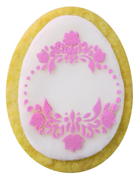 Комплект за великденска декорация Dr.Oetker 1879, 5 части, 4 декорации, 1 формичка, Неръждаема стомана, Сребрист