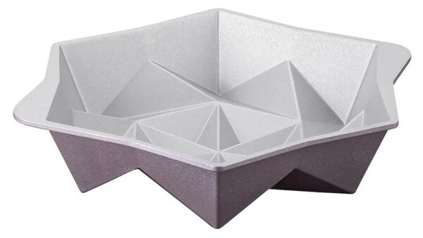 Форма за печене Dr.Oetker Origami 2556, 28 см, Форма "Оригами", Алуминиева отливка, Розово злато