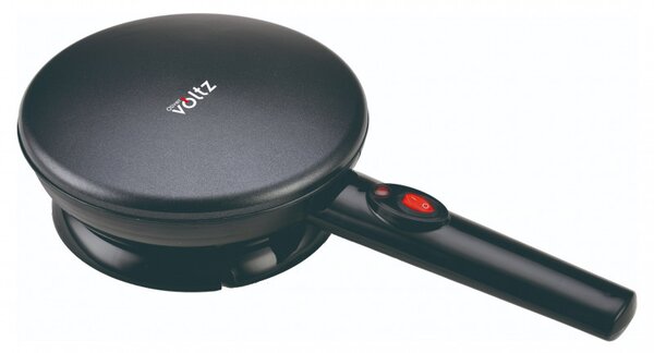 Уред за палачинки Oliver Voltz OV51323B, 800W, Терморегулатор, Светлинен индикатор, Незалепващо покритие, Черен