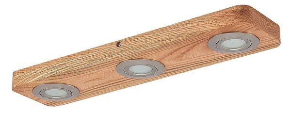 Lindby - Mikari 3 LED Таванна Лампа Wood Lindby