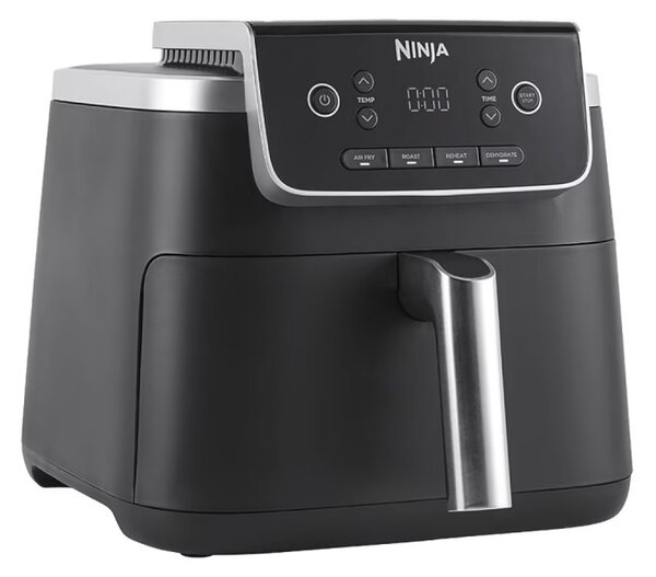 Фритюрник с горещ въздух Ninja AF140EU PRO, 1750W, 4.7 л, 40-240C, 4 програми, Таймер, AirCrisp, Незалепващо покритие, Черен