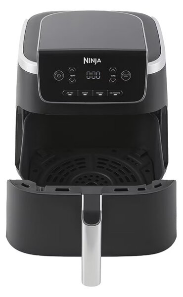 Фритюрник с горещ въздух Ninja AF140EU PRO, 1750W, 4.7 л, 40-240C, 4 програми, Таймер, AirCrisp, Незалепващо покритие, Черен