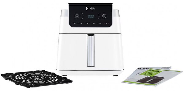 Фритюрник с горещ въздух Ninja Max Pro AF180EUWH, 2000W, 6.2 л, 1.2 кг, 40-240C, 6 програми, Бял