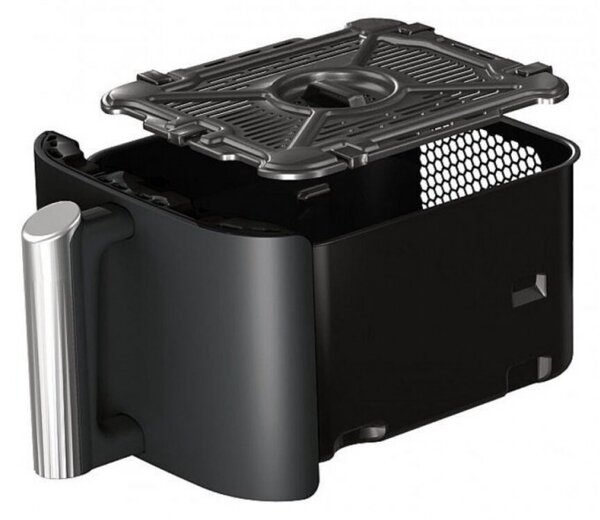 Фритюрник с горещ въздух Ninja SL300EU, 2470W, 7.6 л, 40-240C, 2 кошници, 6 програми, Синхронизирано готвене, Таймер, Автоматично спиране, Черен