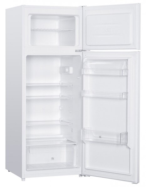 Хладилник Tesla RD2101EH, 206 л, Клас Е, SN/N/ST, Реверсивни врати, LED, Бял
