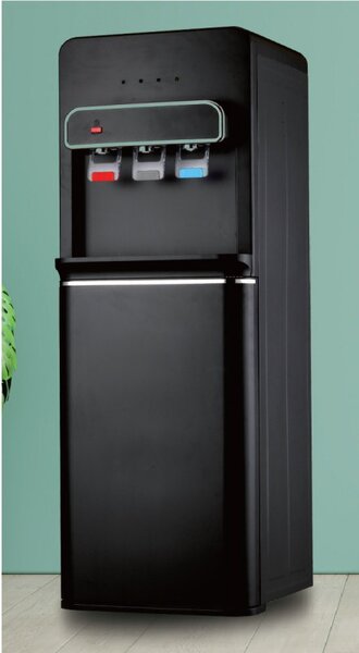 Диспенсър за вода с долно зареждане Elite WDCB-2504BL, 550W, 10-85C, Затопляне 5 л/ч, Охлаждане 2 л/ч, Компресорен, Черен