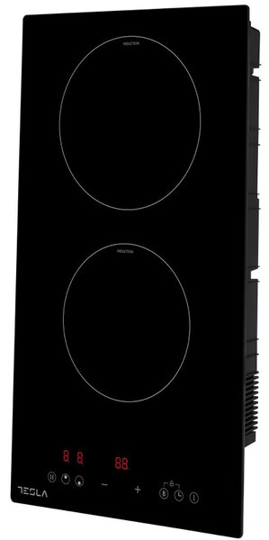 Стъклокерамичен плот за вграждане Tesla HI3201MB, 3500W, 9 степени, Таймер, Защита от деца, Индикатор за остатъчна топлина, Черен