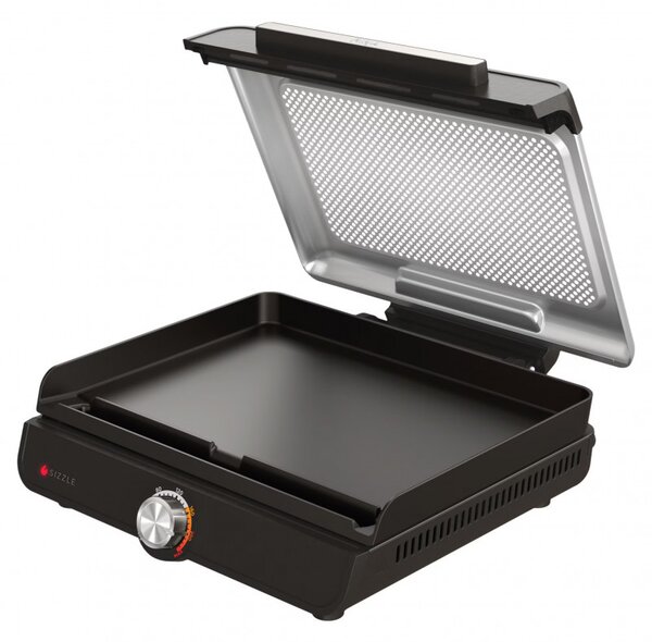 Електрическа скара Ninja GR101EU, 1450W, 28х37 см, Бързо загряване, 60-260C, 2 Плочи, Черен