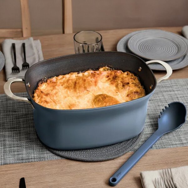 Мултикукър Ninja Foodi PossibleCooker 8in1 MC1001EU, 1200W, 8 л, 8 програми, Керамично покритие, Таймер, Triple Fusion Heat, Син/черен