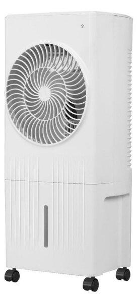Охладител за въздух и овлажнител Elite ACS-2595, 60W, За помещения до 20 м2, 5.5 л, 3 скорости, 760 м3/ч, Таймер, Бял