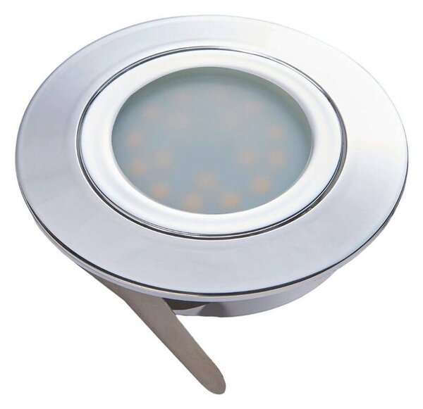 Lindby - Andrej Round LED Bграден Прожектор 3 pcs. Chrome Lindby