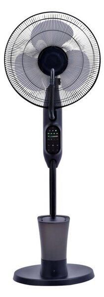 Вентилатор Elite EFM-0357R, 70W, 40 см, 2.8 л, 3 скорости, 3 режима, 3 перки, Eнергоспестяващ, Водна мъгла, Черен