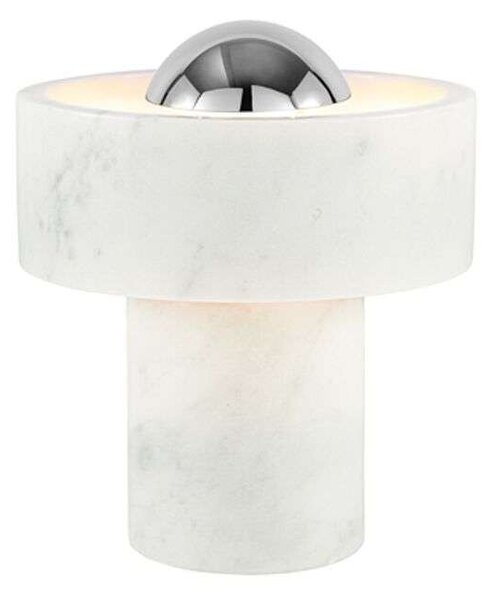 Tom Dixon - Stone Portable Настолна Лампа Сребро Tom Dixon