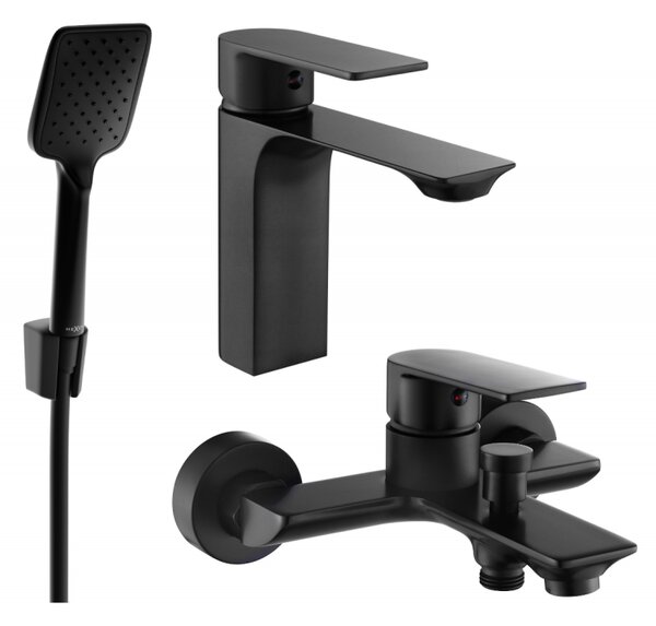 Mexen Alexa R62 комплект за вана, черен - 71203R62-70