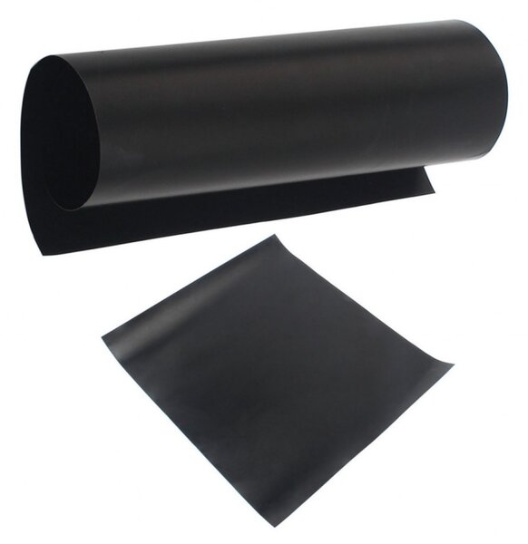 Комплект 3 бр подложки за печене Kinghoff KH 1920, За барбекю/скара, PTFE незалепващо покритие, 40х33 см, Устойчива до 200C, Черен
