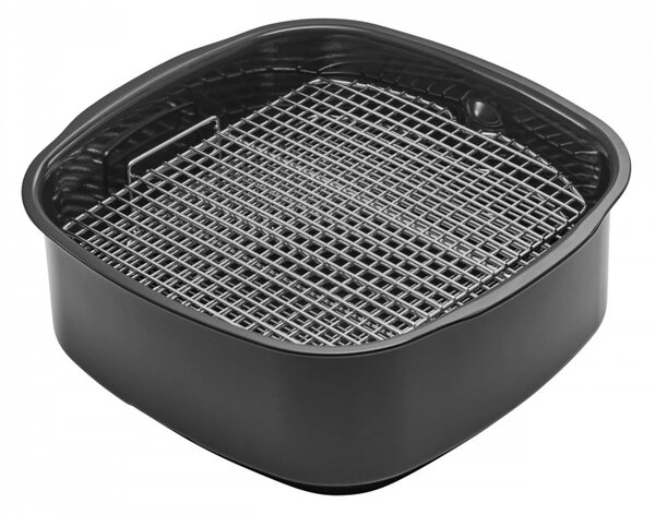 Фритюрник с горещ въздух и грил 5в1 Ninja Foodi Smart EG351EU, 1760W, 5.7 л, До 4 порции, 5 режима, Cyclonic Air, Smart Cook, Керамично покритие, Черен/инокс