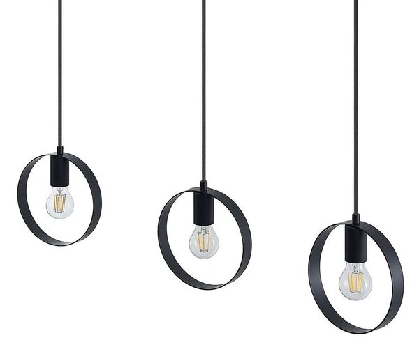 Lindby - Shaima 3 Pendant Black Lindby