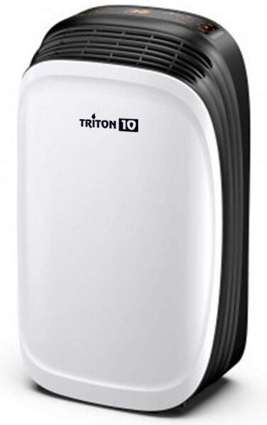 Влагоабсорбатор Attractive TRITON 10, 175W, 1.8 л, 10л/24ч, R290, Таймер, Автоматичен дефрост, Сензор за влажност, Бял/черен