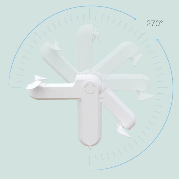 Вентилатор, фенерче и преносима батерия 3в1 Thermo Xiaomi, 4х3.3х12 см, Бял