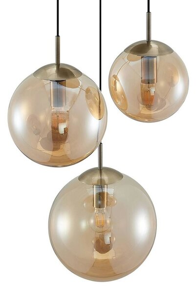 Lindby - Teeja 3 Cluster Pendant Amber Lindby