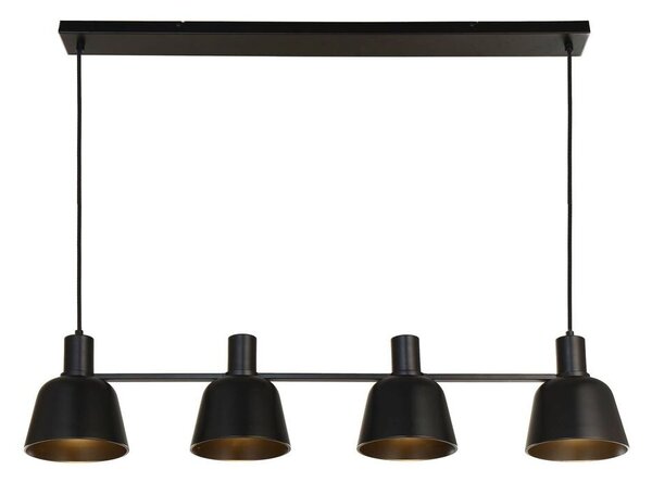 Lucande - Servan 4 Pendant Black Lucande