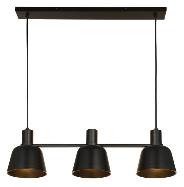 Lucande - Servan 3 Pendant Black Lucande