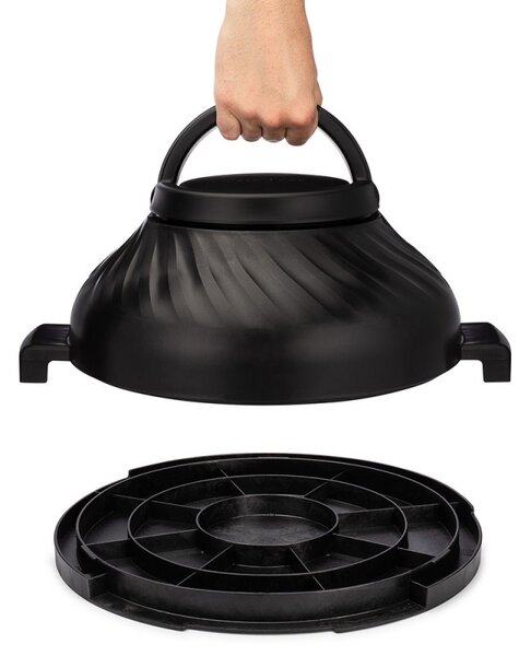 Мултикукър Instant Pot Pro Crisp + Air Fryer 140002701, 1500 W, 7.6 л, 11 програми, Кошница Air Fryer, LCD дисплей, Черен