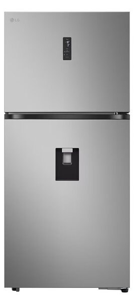 Хладилник с фризер LG GTFV61PYBQD, клас E, 609 л. общ обем, свободностоящ, 330 kWh/годишно, Fresh 0 Zone, Multi-Air Flow, инокс