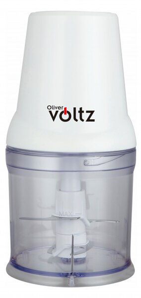 Чопър Oliver Voltz OV51111C, 400 W, 500 ml, Двоен нож, Бял