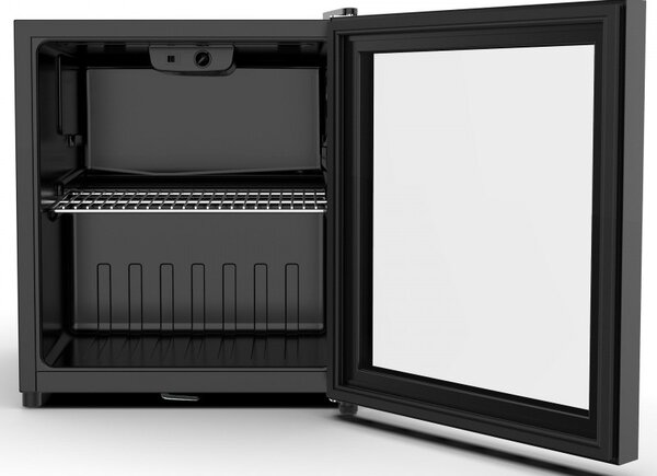 Хладилник мини бар Crown CM50 BL, 50 л, 0-10C, Статична система, LED осветление, Черен