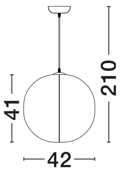Бяло метално висящо осветително тяло с текстилен абажур ø 42 cm Pierida – Nova Luce