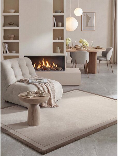 Кафяв/кремав килим със смес от вълна 120x170 cm Niko – Villeroy&Boch