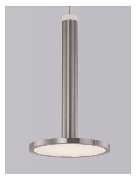 Метално LED висящо осветително тяло в матово сребрист цвят ø 15 cm Palencia – Nova Luce